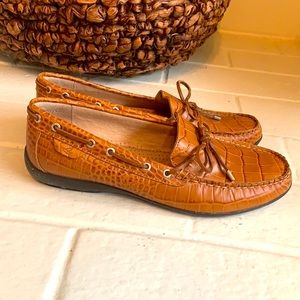 Brown Leather Boat Shoes